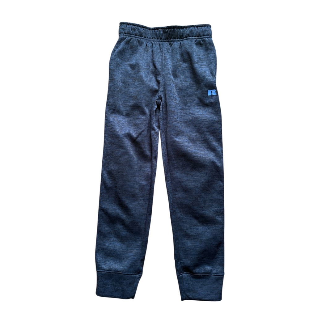 Russell Athletic Youth Jogger Sweatpants Blue Size S 7/8‎ Elastic Waist Athletic